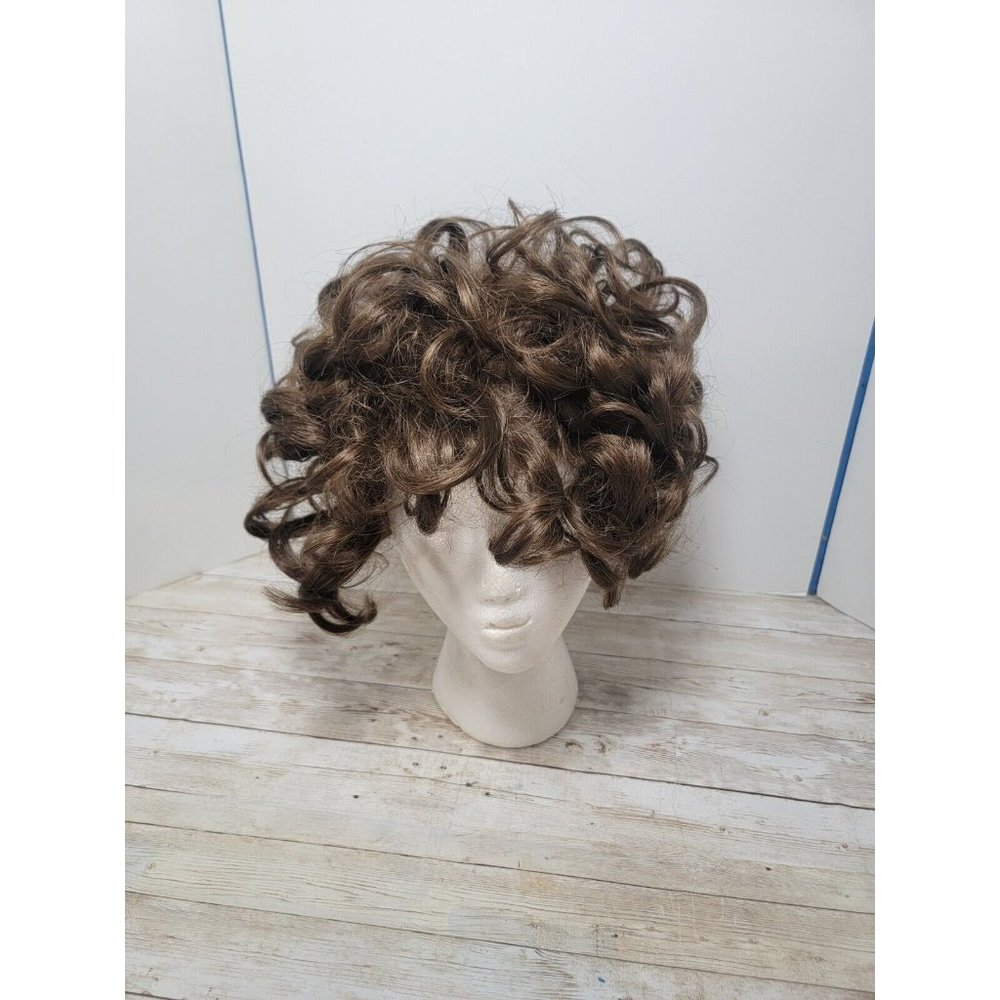 Vintage Helene Curtis Wig Hair Piece‎ Curly Brown Nature Blend Modac 53 Special